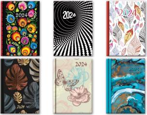 Opakowanie Kalendarz 2024 B6 Dzienny Soft MIX