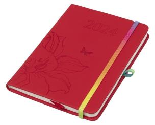 Opakowanie Kalendarz 2024 B6 tygodniowy Hip hop czerwony