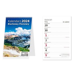 Opakowanie Kalendarz 2024 biurkowy Pionowy tygodniowy HELMA