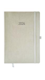 Kalendarz 2024 flex A5 dzienny V6 szary. Wydawca: AVANTI. Multiszop.pl Opakowanie Kalendarz 2024 flex A5 dzienny V6 szary