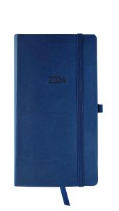 Kalendarz 2024 flex z gumką Dl tygodniowy  granatowy V2. Wydawca: AVANTI. Multiszop.pl Opakowanie Kalendarz 2024 flex z gumką Dl tygodniowy  granatowy V2