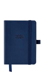 Opakowanie Kalendarz 2024 Flex z gumką kieszonkowy V2 granatowy