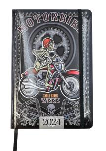 Kalendarz 2024 foto lux z gumką A5 tygodniowy  V3. Wydawca: AVANTI. Multiszop.pl Opakowanie Kalendarz 2024 foto lux z gumką A5 tygodniowy  V3