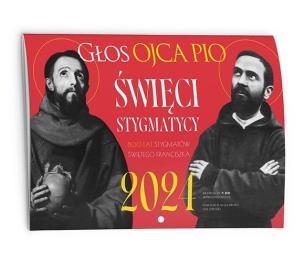 Opakowanie Kalendarz 2024 Głos Ojca Pio nr 7/2023 Święci...