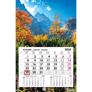 Opakowanie Kalendarz 2024 jednodzielny gł. płaska Tatry