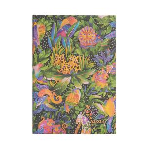 Okładka książki Kalendarz 2024 Jungle Song Midi tygodniowy HOR Flexi