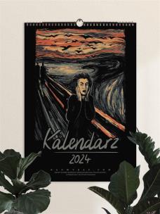 Kalendarz 2024 Literacki. Wydawca: Nadwyraz. Multiszop.pl Opakowanie Kalendarz 2024 Literacki