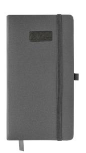 Opakowanie Kalendarz 2024 lux z gumką Dl tygodniowy  V3 szary