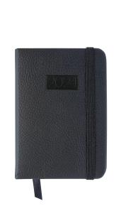 Opakowanie Kalendarz 2024 lux z gumką kieszonkowy V9 czarny