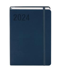 Okładka książki Kalendarz 2024 Minimalizm A5 granat DNS