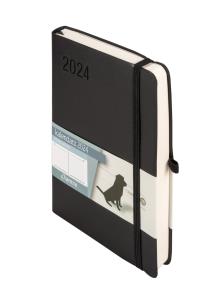 Okładka książki Kalendarz 2024 Minimalizm B6 czarny DNS