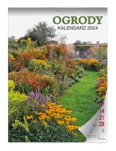 Opakowanie Kalendarz 2024 Ogrody ścienny
