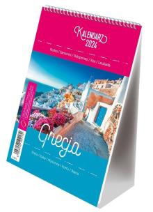 Opakowanie Kalendarz 2024 pionowy B6 ze spiralką Grecja