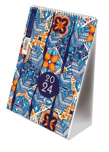 Opakowanie Kalendarz 2024 pionowy B6 ze spiralką wzory