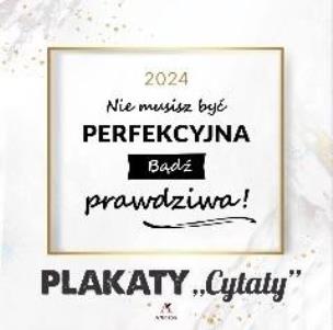 Opakowanie Kalendarz 2024 Plakaty-cytaty