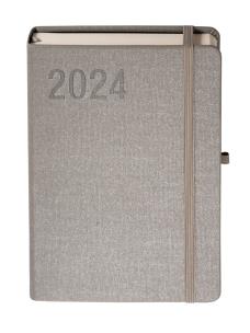 Okładka książki Kalendarz 2024 Sakura A5 srebrny DNS