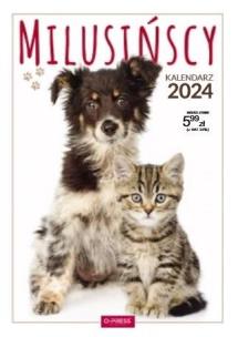 Opakowanie Kalendarz 2024 ścienny A4 Milusińscy