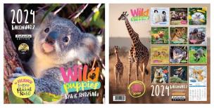 Opakowanie Kalendarz 2024 ścienny Classic Wild Puppies