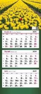 Opakowanie Kalendarz 2024 ścienny trójdzielny MIX