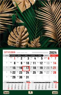 Opakowanie Kalendarz 2024 trójdzielny 3XL jednodzielny glamour KTJ3XL-V.11