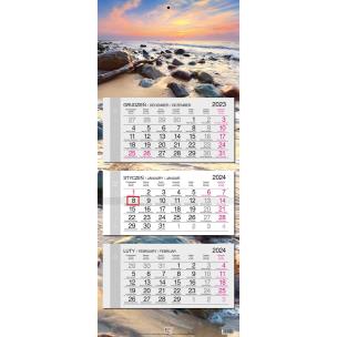 Opakowanie Kalendarz 2024 trójdzielny gł. płaska Bałtyk