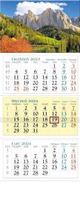 Opakowanie Kalendarz 2024 Trójdzielny Góry