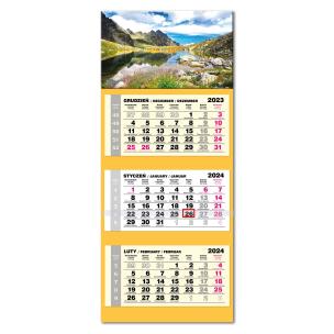 Opakowanie Kalendarz 2024 trójdzielny Lux gł. wypukła Tatry