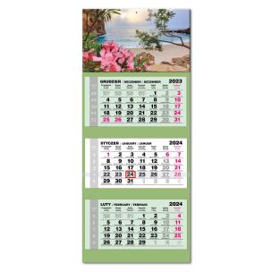 Opakowanie Kalendarz 2024 trójdzielny LUX wypukły Sardynia