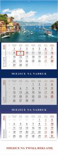 Okładka książki Kalendarz 2024 Trójdzielny Morze