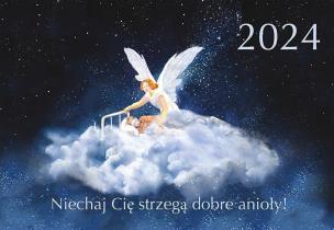 Okładka książki Kalendarz 2024 trójdzielny Niechaj Cię strzegą...