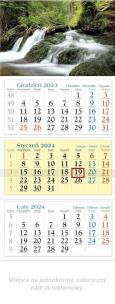 Opakowanie Kalendarz 2024 Trójdzielny Potok