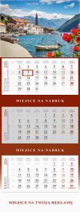 Okładka książki Kalendarz 2024 Trójdzielny Zatoka
