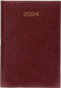 Opakowanie Kalendarz 2024 tygodniowy A4 Baladek bordo