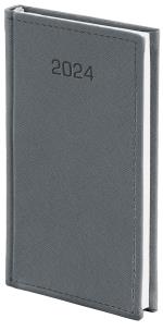 Opakowanie Kalendarz 2024 tygodniowy A6 cross srebrny