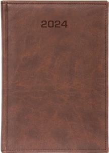 Opakowanie Kalendarz 2024 tygodniowy B5 Vivella ciemny brąz