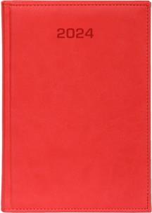 Opakowanie Kalendarz 2024 tygodniowy B5 Vivella czerwony