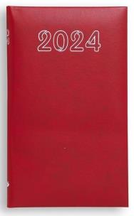 Opakowanie Kalendarz 2024 tygodniowy Standard - czerwony
