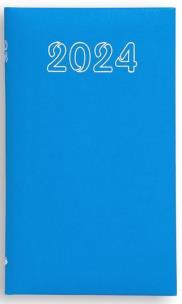 Okładka książki Kalendarz 2024 tygodniowy Standard - niebieski