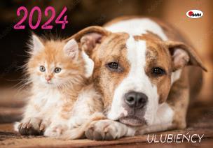 Opakowanie Kalendarz 2024 Ulubieńcy KA4 ścienny