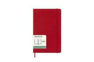 Kalendarz 2025 12M Moleskine L tygodniowy Scarlet Red 13x21. Wydawca: Moleskine. Multiszop.pl Opakowanie Kalendarz 2025 12M Moleskine L tygodniowy Scarlet Red 13x21