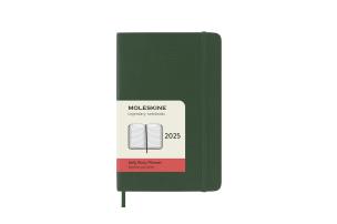 Kalendarz 2025 12M Moleskine P dzienny Myrtle Green 9x14. Wydawca: Moleskine. Multiszop.pl Opakowanie Kalendarz 2025 12M Moleskine P dzienny Myrtle Green 9x14