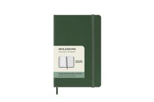 Kalendarz 2025 12M Moleskine P tygodniowy Myrtle Green 9x14. Wydawca: Moleskine. Multiszop.pl Opakowanie Kalendarz 2025 12M Moleskine P tygodniowy Myrtle Green 9x14