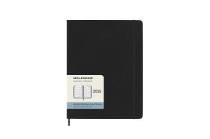 Kalendarz 2025 12M Moleskine XL miesięczny czarny 19x25. Wydawca: Moleskine. Multiszop.pl Opakowanie Kalendarz 2025 12M Moleskine XL miesięczny czarny 19x25