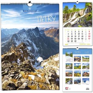 Opakowanie Kalendarz 2025 13 Plansz B3 Tatry