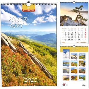Opakowanie Kalendarz 2025 7 Plansz B3 Polskie Góry