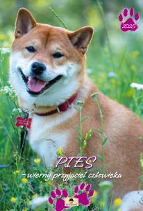 Okładka książki Kalendarz 2025 A3 ścienny Pies przyjaciel