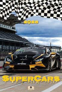 Okładka książki Kalendarz 2025 A3 ścienny Super Cars