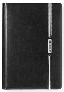 Kalendarz 2025 A4 dzienny biznesowy czarny. Wydawca: Evena. Multiszop.pl Opakowanie Kalendarz 2025 A4 dzienny biznesowy czarny