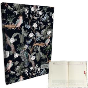 Opakowanie Kalendarz 2025 A4 dzienny sb/nd osobno Pawie