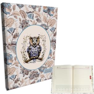 Opakowanie Kalendarz 2025 A4 dzienny sb/nd osobno Sowa Boho